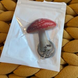 Red Mushroom Keychain